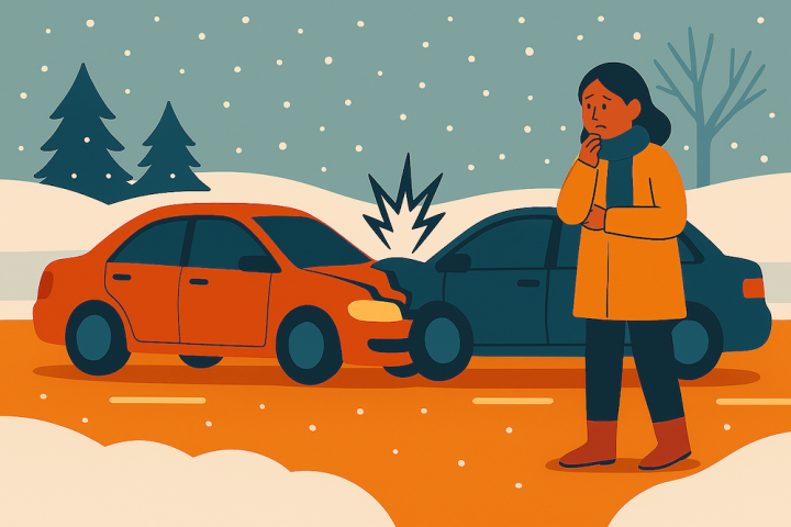 Verkeersongeval bij winterse omstandigheden: wie is aansprakelijk en hoe krijgt u schade vergoed?